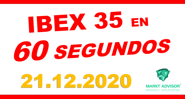 IBEX 35 en 60 SEGUNDOS – ESTRATEGIA DE INVERSIÓN EN BOLSA – 21 DICIEMBRE 2020