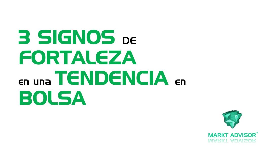 3 SIGNOS de FORTALEZA en una TENDENCIA en BOLSA