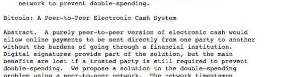 SATOSHI NAKAMOTO LIBERABA EL WHITEPAPER SOBRE BITCOIN EN HALLOWEEN 2008