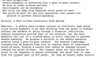 En Halloween 2008 Satoshi Nakamoto liberaba el whitepaper sobre BITCOIN